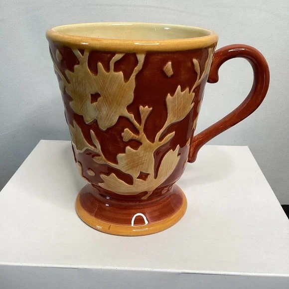 Fitz and Floyd | Dining | Fitz And Floyd Delvino Flowers Footed Mug |  Poshmark